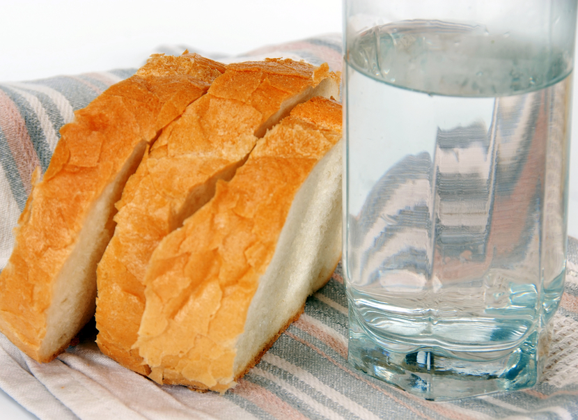 Bread and water